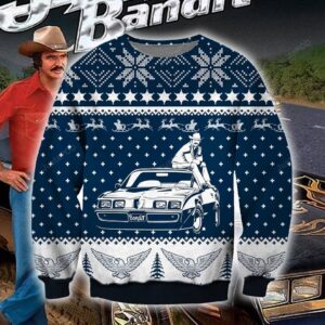 Smokey And The Bandit Knitting Pattern 3d Print Ugly Sweater
