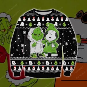 Snoopy And Grinch Knitting Pattern Ugly Sweater