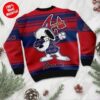 Snoopy Atlanta Braves Ugly Christmas Sweater