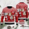 Snoopy Charlie Brown Cincinnati Reds Ugly Christmas Sweater