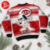 Snoopy Cincinnati Reds For Baseball Lover Ugly Christmas Sweater