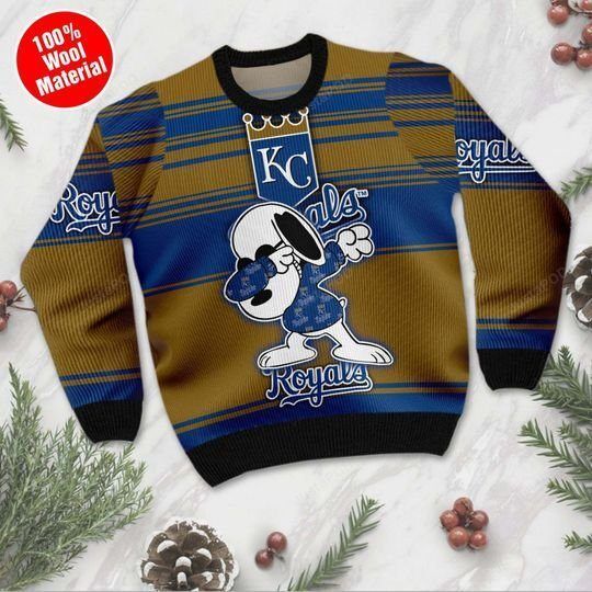Snoopy Kansas City Royals Ugly Christmas Sweater Snoopy Kansas City Royals Ugly Christmas Sweater
