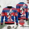 Snoopy Los Angeles Dodgers Ugly Christmas Sweater