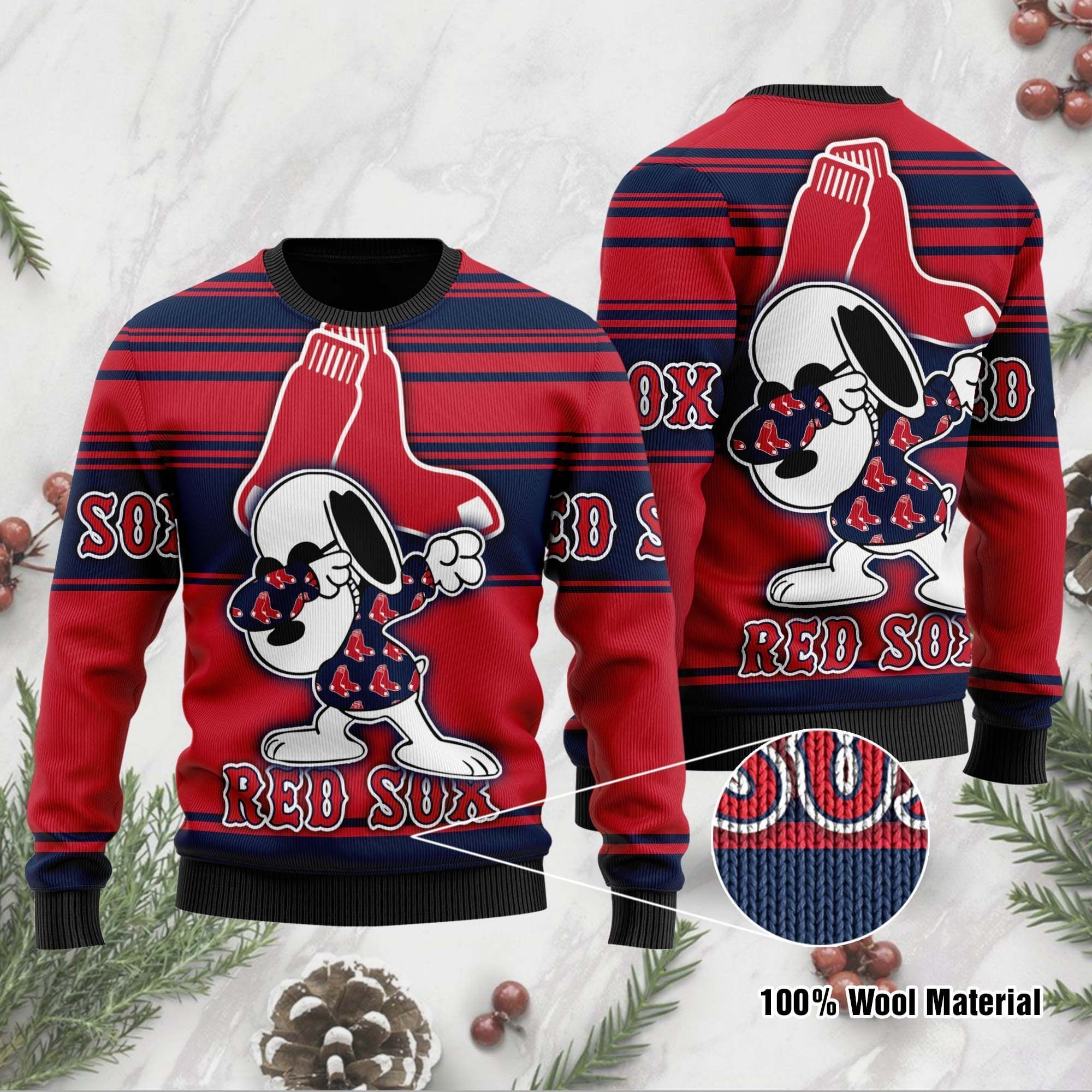 Snoopy Love Boston Red Sox For Baseball-MLB FansSweater Ugly Christmas Sweater Snoopy Love Boston Red Sox For Baseball-MLB FansSweater Ugly Christmas Sweater
