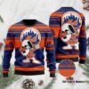 Snoopy Love New York Mets For Baseball-MLB FansSweater Ugly Christmas Sweater