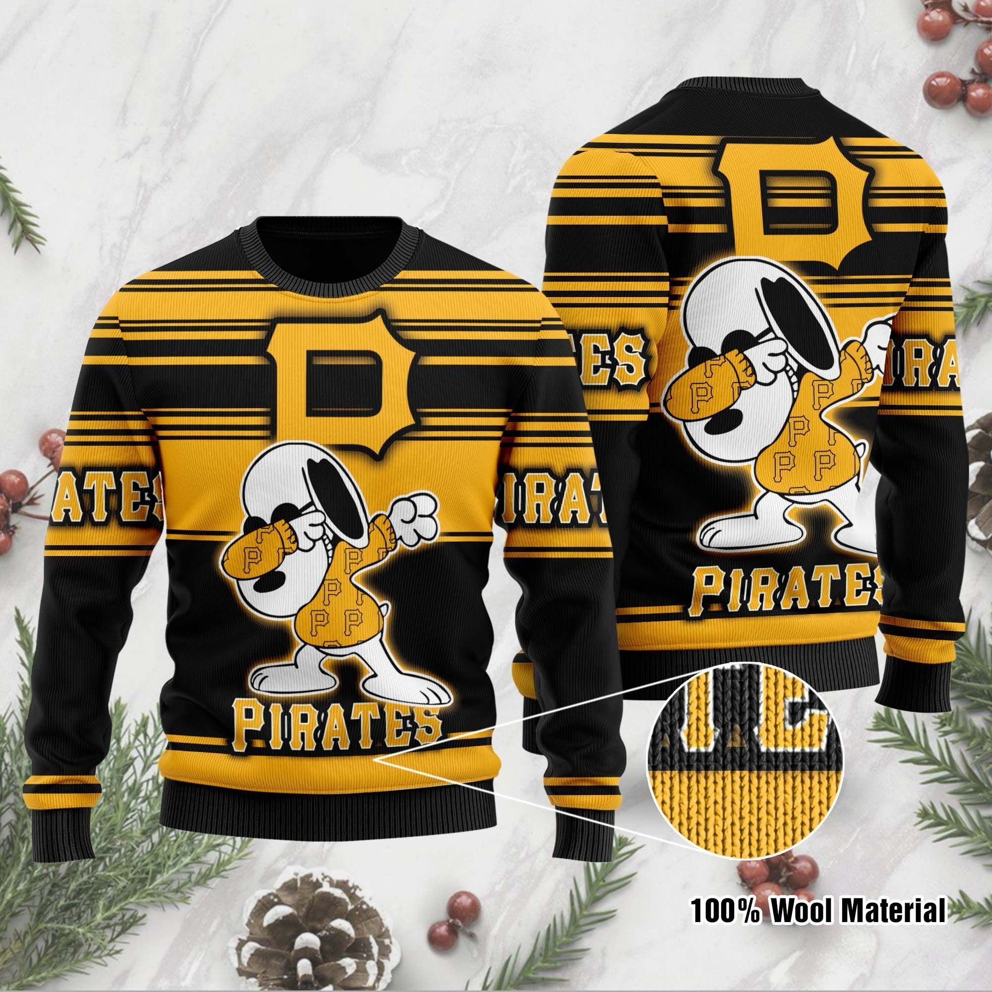 Snoopy Love Pittsburgh Pirates For Baseball-MLB FansSweater Ugly Christmas Sweater Snoopy Love Pittsburgh Pirates For Baseball-MLB FansSweater Ugly Christmas Sweater
