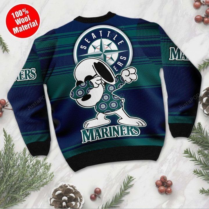 Snoopy Seattle Mariners Ugly Christmas Sweater Snoopy Seattle Mariners Ugly Christmas Sweater