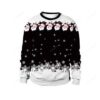 Snow And Santa Clause Ugly Christmas Sweater