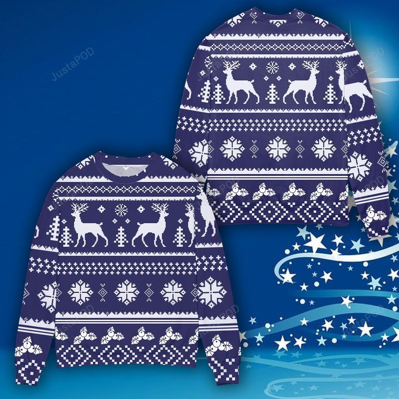 Snowflake And Christmas Tree Ugly Christmas Sweater Snowflake And Christmas Tree Ugly Christmas Sweater