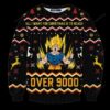 Songoku All I Want For Christmas Is To Reach Over 9000 Ugly Christmas Sweater