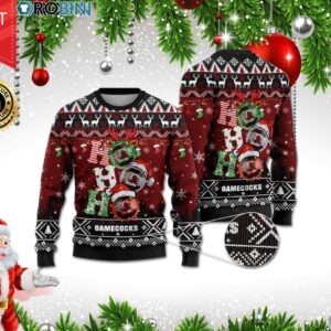 South Carolina Gamecocks Ho Ho Ho Ugly Christmas Sweater