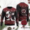 South Carolina Gamecocks Snoopy Dabbing Ugly Christmas Sweater