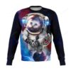 Space Cat Galaxy Universe Ugly Christmas Sweater