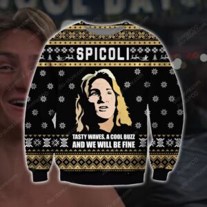Spicoli Knitting Pattern 3d Print Ugly Christmas Sweater