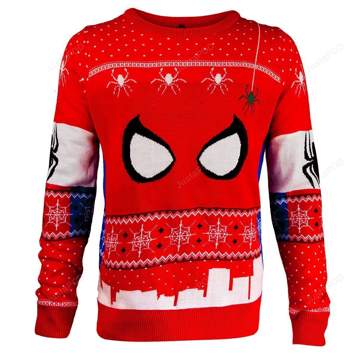 Spider Man Knitted Christmas Ugly Sweater Spider Man Knitted Christmas Ugly Sweater