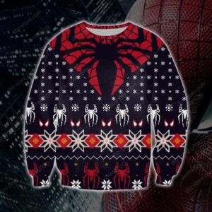 Spider Man Knitting Pattern 3d Print Ugly Sweater