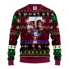 Spiderman Christmas Pattern For Spiderman Lovers Ugly Christmas Sweater
