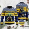 Sports Football Team Michigan Wolverines With Baby Yoda Holding The Ball Ugly Christmas Sweater