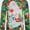 SSLR Family Funny Santa Claus Crewneck Ugly Christmas Sweater