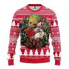 St. Louis Cardinals Groot Hug Ugly Christmas Sweater