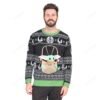 Star Wars Baby Yoda The Child Forces Trees Ugly Sweater