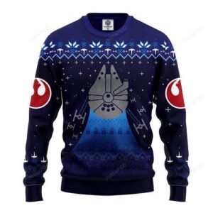 Star Wars Blue Navi Winter For Unisex Ugly Christmas Sweater