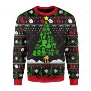 Star Wars Christmas Tree Ugly Christmas Sweater