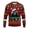 Star Wars Dark Vader Ugly Christmas Sweater Red