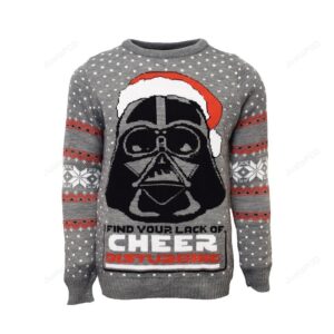 Star Wars Darth Vader Find Your Lack Of Cheer Disturbing Ugly Christmas Sweater