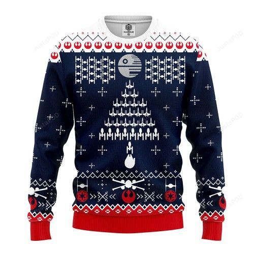 Star Wars Fight Ship Christmas For Unisex Ugly Christmas Sweater Star Wars Fight Ship Christmas For Unisex Ugly Christmas Sweater