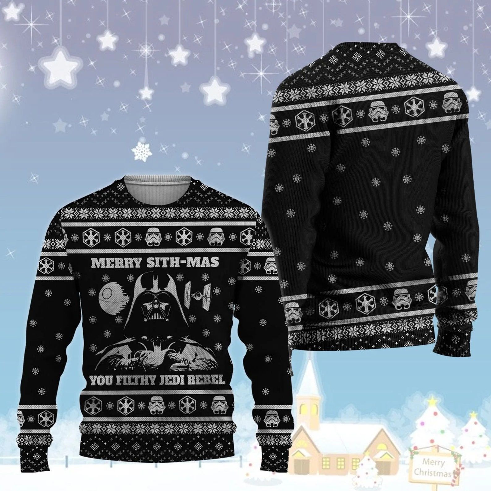 Star Wars For Fans Ugly Christmas Sweater Star Wars For Fans Ugly Christmas Sweater