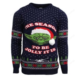 Star Wars Master Yoda The Season To Be Jolly It Is Ugly Christmas Sweater