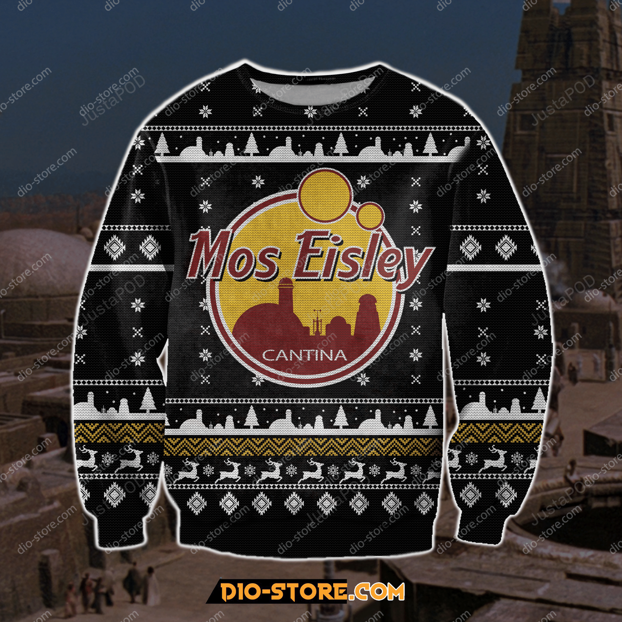Star Wars Mos Eisley Cantina 3d Print Ugly Sweater Star Wars Mos Eisley Cantina 3d Print Ugly Sweater
