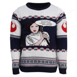 Star Wars Princess Leia Knitted Ugly Sweater
