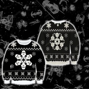 Star Wars Snow Flake Ugly Christmas Sweater