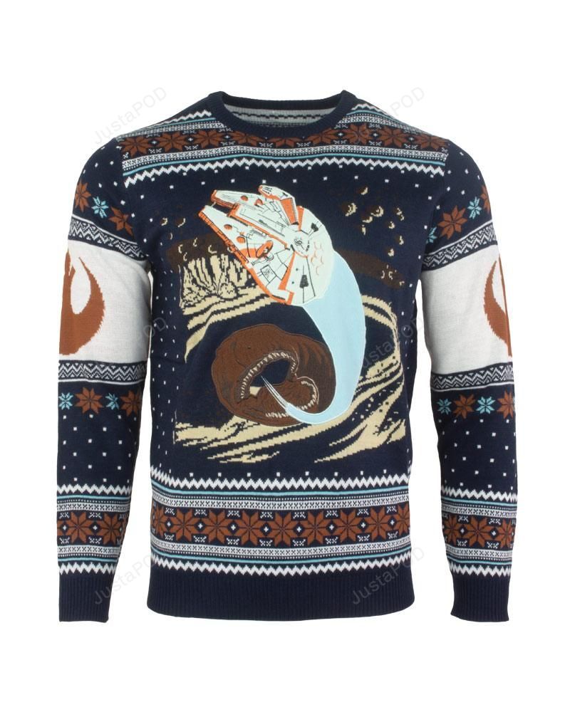 Star Wars Space Slug Ugly Christmas Sweater Star Wars Space Slug Ugly Christmas Sweater