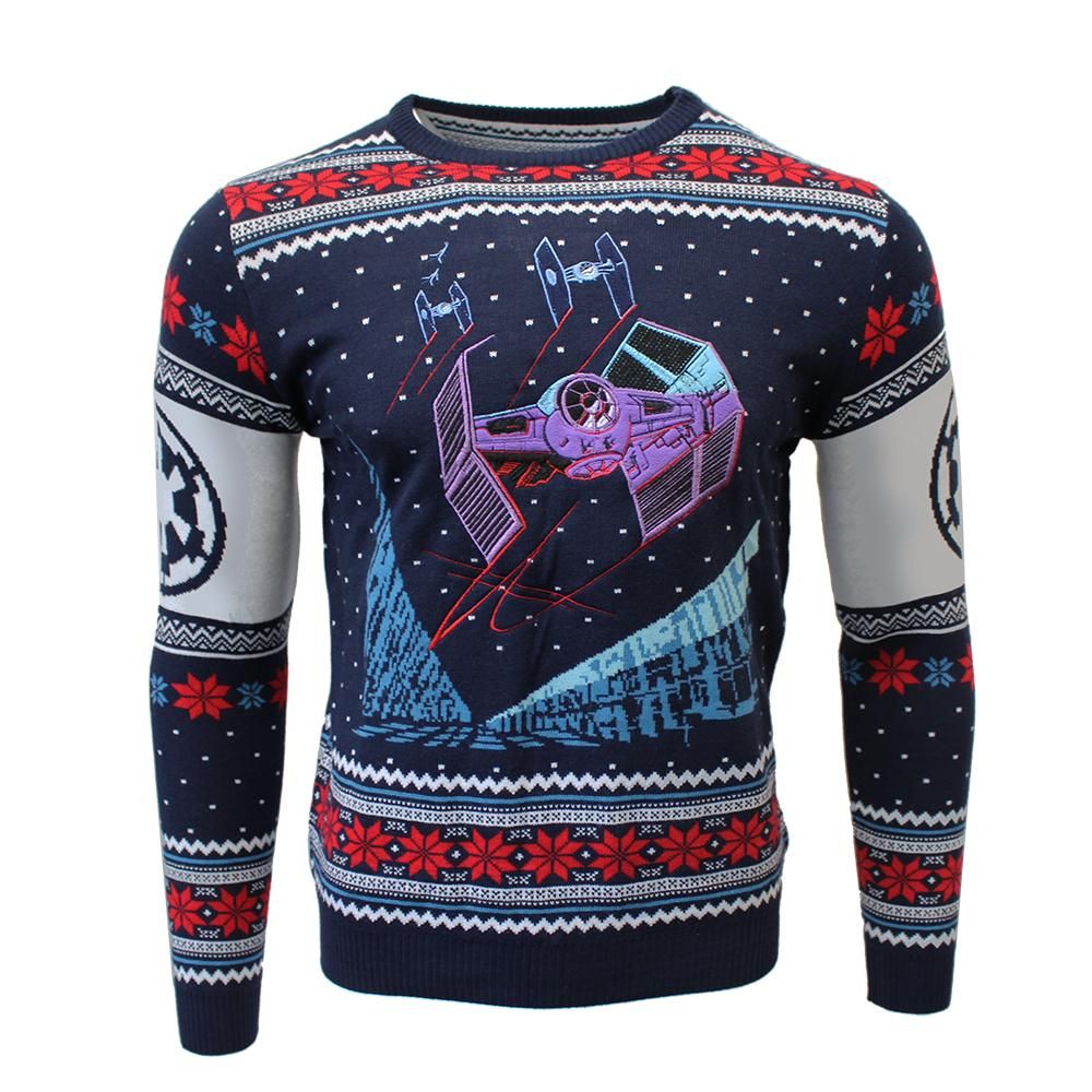 Star Wars Tie Fighter Battle Of Yavin For Unisex Ugly Christmas Sweater Star Wars Tie Fighter Battle Of Yavin For Unisex Ugly Christmas Sweater