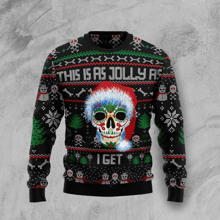 Sugar Skull Christmas Ugly Sweater Sugar Skull Christmas Ugly Sweater