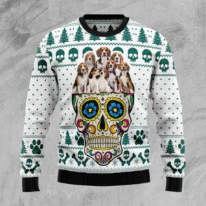 Sugar Skull Ugly Christmas Sweater