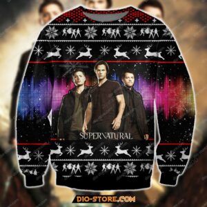 Supernatural 3d Print Knitting Pattern Ugly Sweater