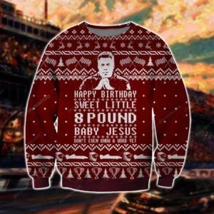 Talladega Nights Knitting Ugly Christmas Sweater