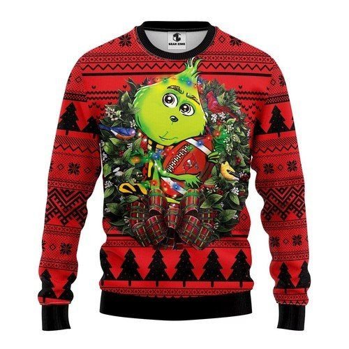 Tampa Bay Buccaneers Grinch Hug For Unisex Ugly Christmas Sweater Tampa Bay Buccaneers Grinch Hug For Unisex Ugly Christmas Sweater