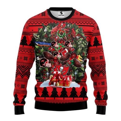 Tampa Bay Buccaneers Tree Christmas For Fans Ugly Christmas Sweater Tampa Bay Buccaneers Tree Christmas For Fans Ugly Christmas Sweater
