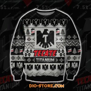 Tecate Titanium Beer Ugly Christmas Sweater
