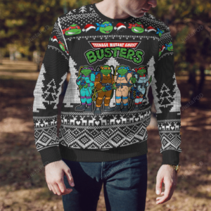 Teenage Mutant Ninja Turtles Ghost Busters For Unisex Ugly Christmas Sweater