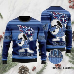 Tennessee Titans D Full Printed Sweater Shirt For Football Fan NFL Jersey Ugly Christmas Sweater