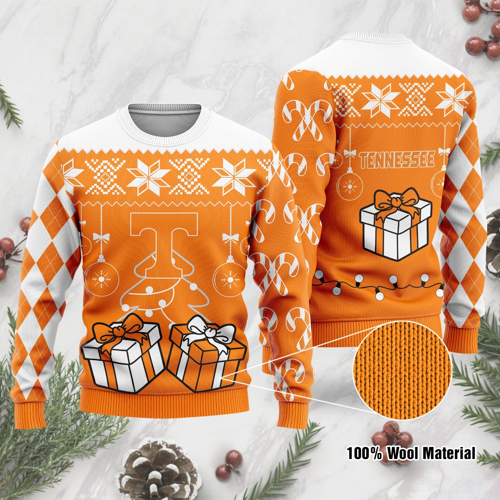Tennessee Volunteers Funny Ugly Christmas Sweater Tennessee Volunteers Funny Ugly Christmas Sweater