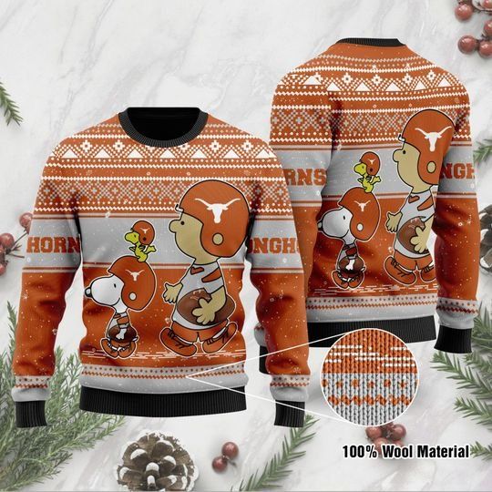 Texas Longhorns Christmas For Fans Ugly Christmas Sweater Texas Longhorns Christmas For Fans Ugly Christmas Sweater