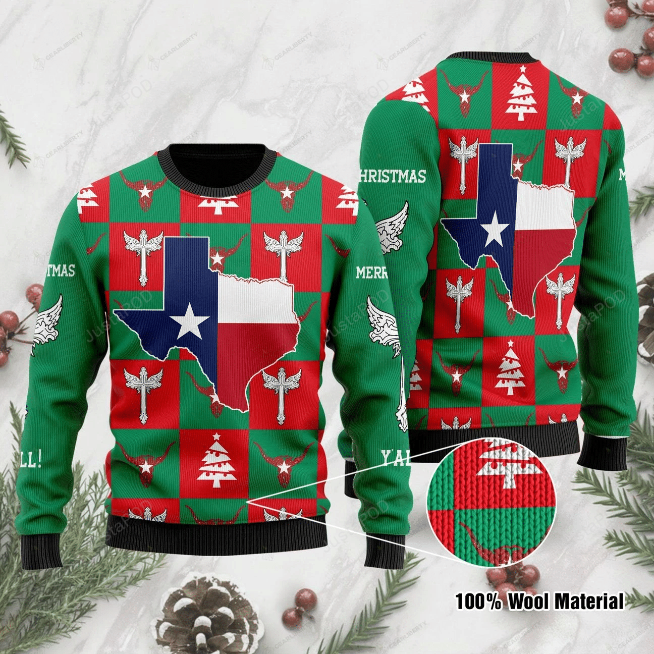 Texas Ugly Christmas Sweater Texas Ugly Christmas Sweater