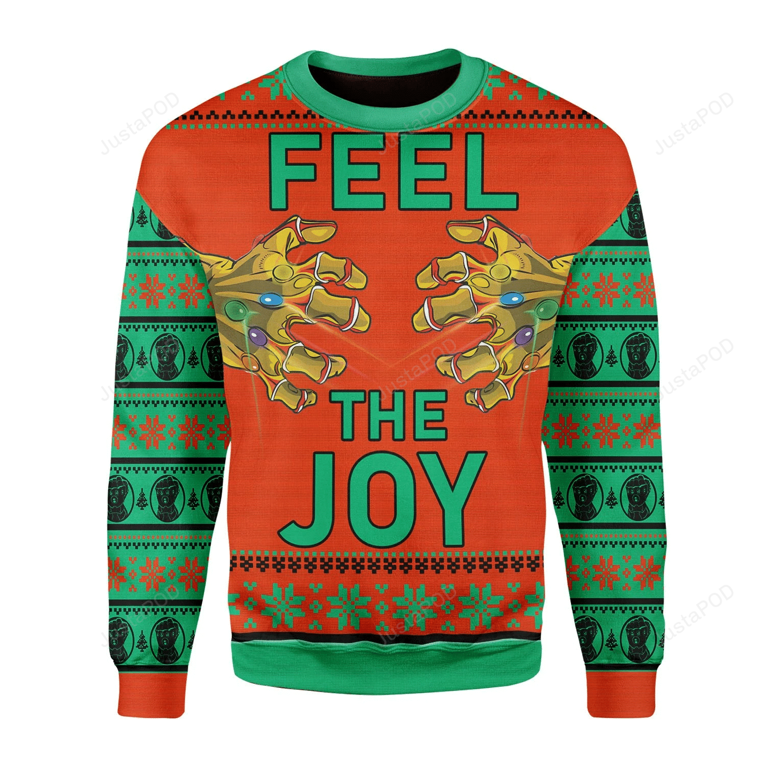 Thanos Feel The Joy Ugly Christmas Sweater Thanos Feel The Joy Ugly Christmas Sweater